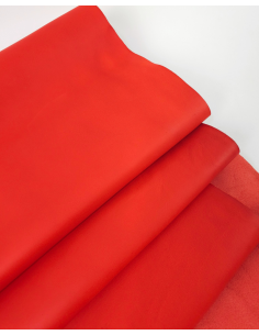 Spicy Orange Nova Fine Grain Calf Skin Leather