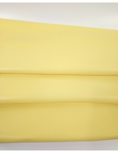 Lemon Meringue Nova Fine Grain Calf Skin Leather 2