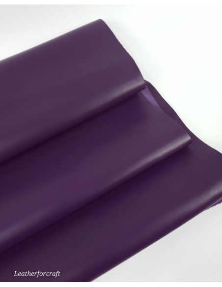 Gothic Grape Havanna Sporty Classy Smooth Nappa Uniform Grain Leather