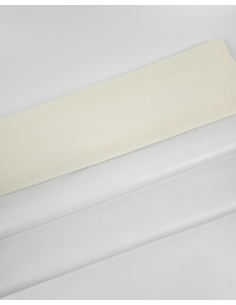 Bright White Stretch Flexible Premium Very Soft Smooth Goat Nappa Leather