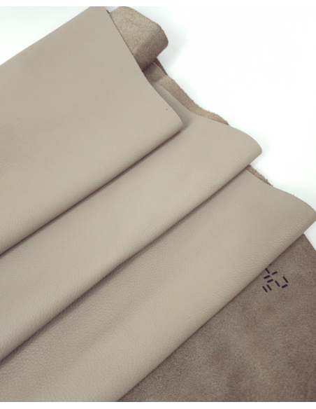 Nacreous Cloud Lyra Milled Natural Soft Nappa Leather
