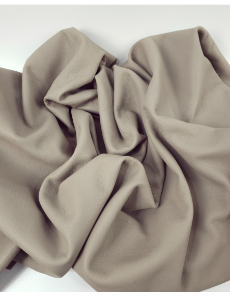 Nacreous Cloud Lyra Milled Natural Soft Nappa Leather