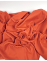 Jaffa Orange Foulard Natural Milled Soft Premium Nappa Leather (300 Sqfeet)