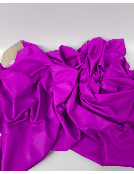 Purple Neon Natural Shine Full Grain Soft Fluorescent Nappa Leather