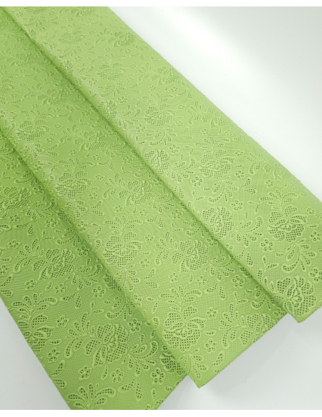 Margarita Flower Lace Embossed Texture Leather