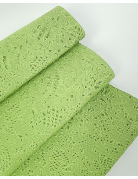 Margarita Flower Lace Embossed Texture Leather