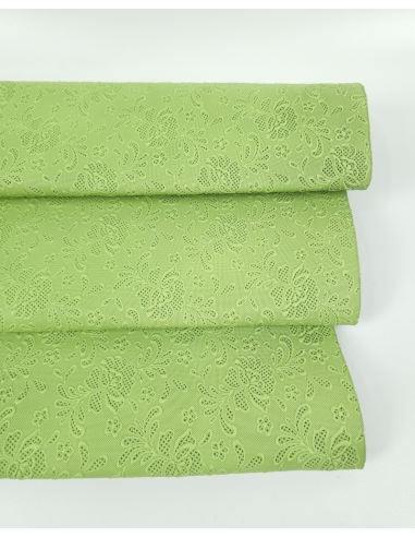 Margarita Flower Lace Embossed Texture Leather