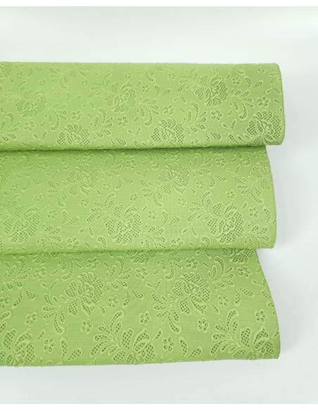 Margarita Flower Lace Embossed Texture Leather