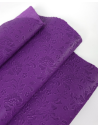 Purple Magic Flower Lace Embossed Texture Leather