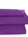 Purple Magic Flower Lace Embossed Texture Leather