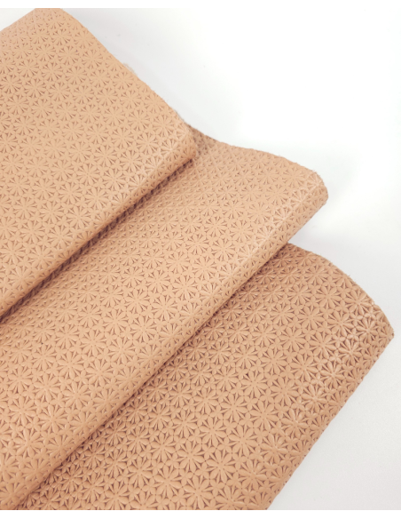 Amberlight Star Anise Embossed Texture Leather