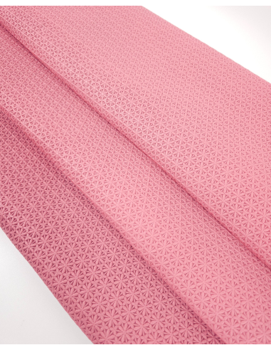 Quartz Pink Star Anise Embossed Texture Leather