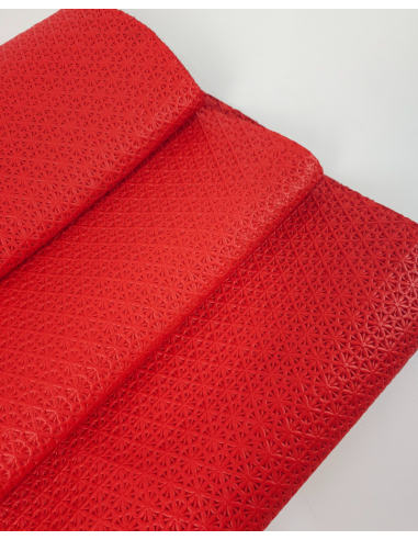 Molten Lava Star Anise Embossed Texture Leather