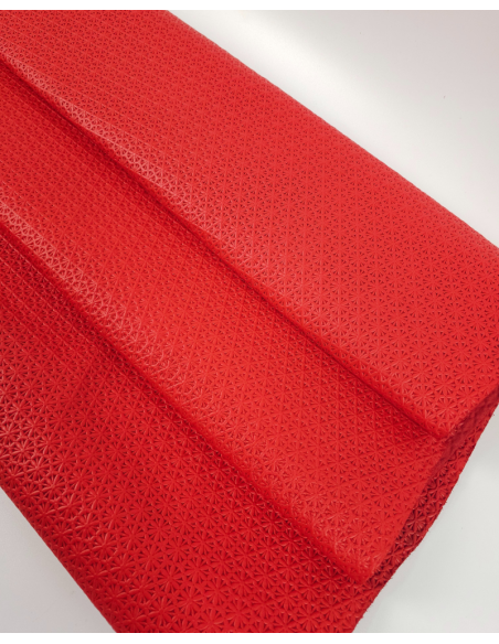 Molten Lava Star Anise Embossed Texture Leather