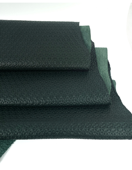 Rain Forest Star Anise Embossed Texture Leather