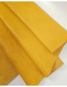 Golden Rod Flower Lace Embossed Texture Leather