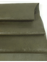Dark Olive All Stars Embossed Texture Leather