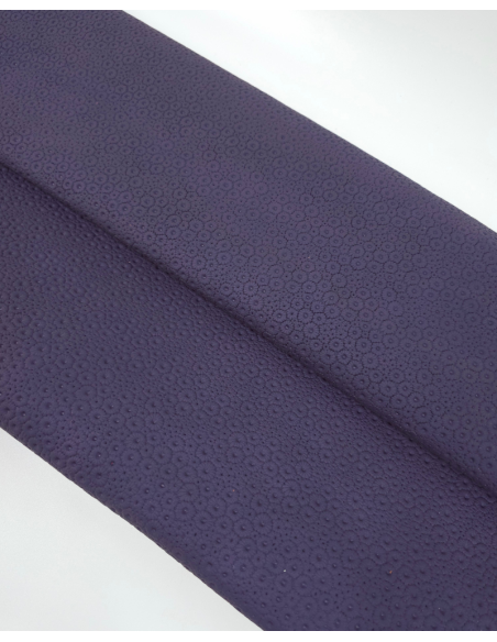Purple Velvet Flowers P57 Embossed Texture Leather