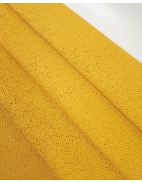 Mango Mojito Flowers P57 Embossed Texture Leather