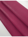 Beet Red Flowers P57 Embossed Texture Leather