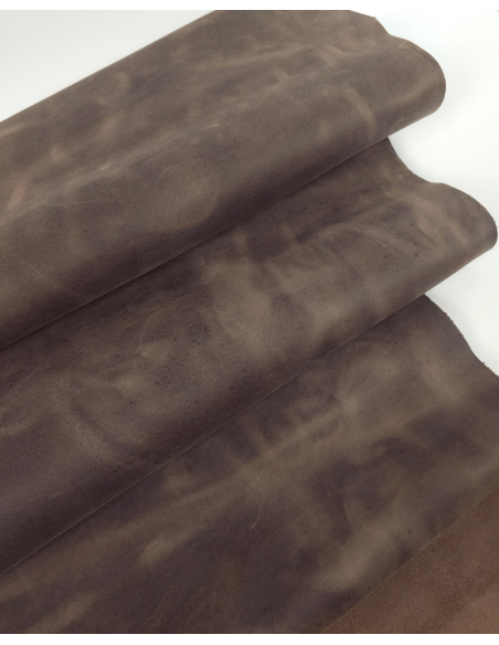 Cocoa Oil Pull Up Soft Vintage Waterproof Leather