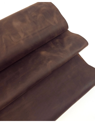 Chestnut Crazy Horse Waterproof Vintage Pull Up Rustic Leather