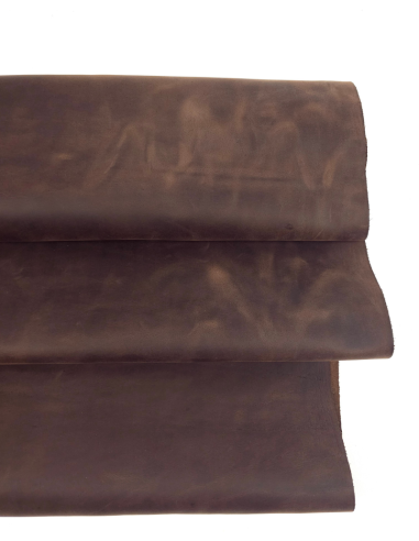 Chestnut Crazy Horse Waterproof Vintage Pull Up Rustic Leather
