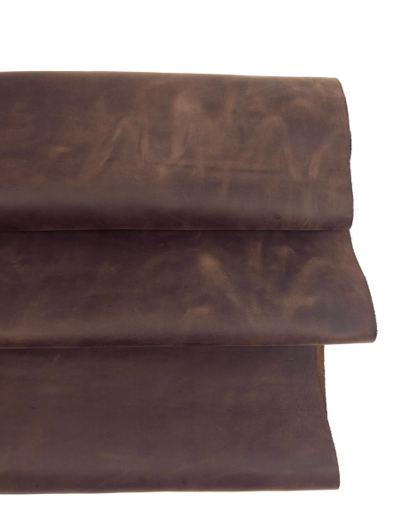Chestnut Crazy Horse Waterproof Vintage Pull Up Rustic Leather
