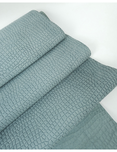 Slate Crocodile Alligator Leather Texture P62