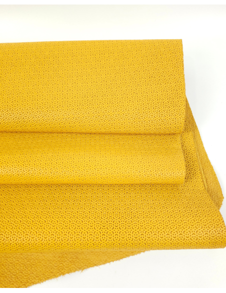 Mango Mojito Baya Geometric Pattern Embossed Texture Leather