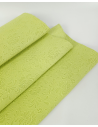 Sunny Lime Flower Lace Embossed Texture Leather
