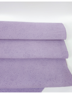 Orchid Petal Flower Lace Embossed Texture Leather 2