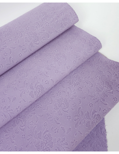 Orchid Petal Flower Lace Embossed Texture Leather