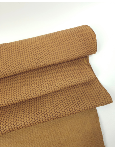 Indian Tan Braided Tanger Embossed Premium Texture Leather