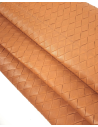 Gold Earth Braided Abuja Embossed Premium Texture Leather