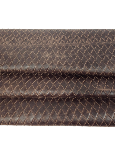 Nutmeg Braided Abuja Embossed Premium Texture Leather 2
