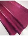 Cyclamen Laminado Metallic Luxurious Calf Soft Leather