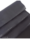 Black Rustic Crocodile Alligator Leather Embossed Texture Amazing Relief OZ 2018 V2