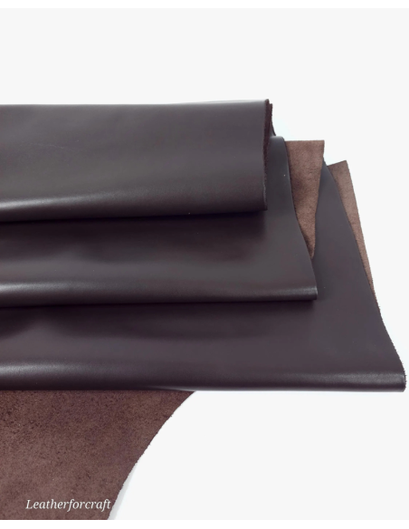 Coffee Bean Fiumicino Premium Soft Aniline Full Grain Calf Leather