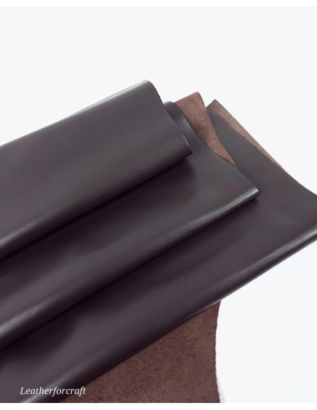 Coffee Bean Fiumicino Premium Soft Aniline Full Grain Calf Leather