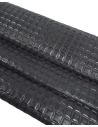 Black Rustic Quilted Embossed Premium Texture Leather