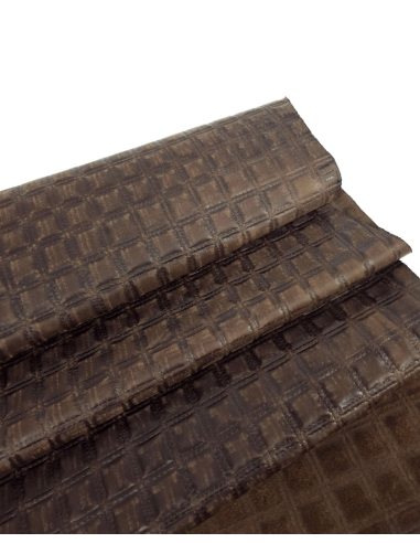 Chestnut Quilted Embossed Premium Texture Leather