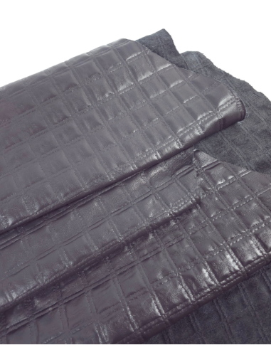 Forged Iron Quilted Embossed Premium Texture Leather