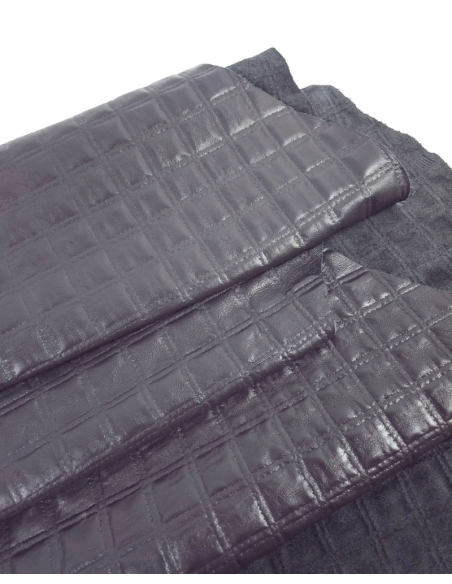 Forged Iron Quilted Embossed Premium Texture Leather