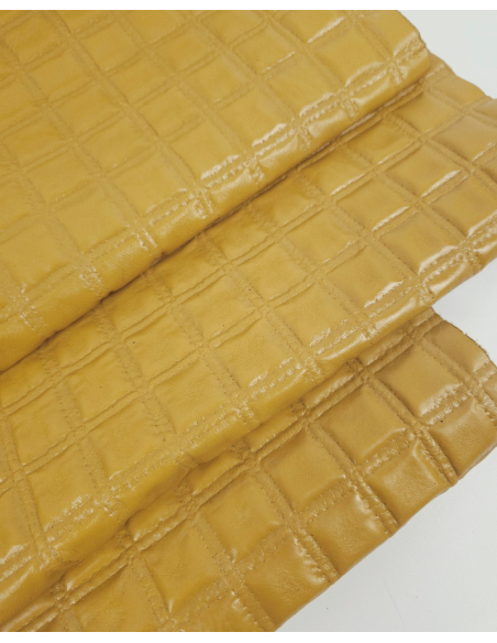 Golden Spiece Quilted Embossed Premium Texture Leather
