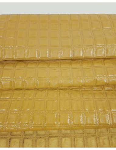 Golden Spiece Quilted Embossed Premium Texture Leather