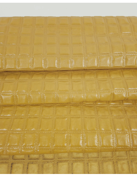 Golden Spiece Quilted Embossed Premium Texture Leather