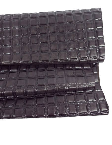 Shale Quilted Embossed Premium Texture Leather