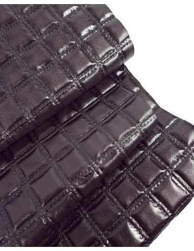 Shale Quilted Embossed Premium Texture Leather
