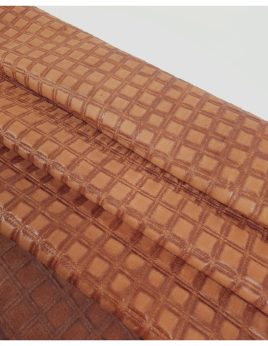 Sunburn Quilted Embossed Premium Texture Leather